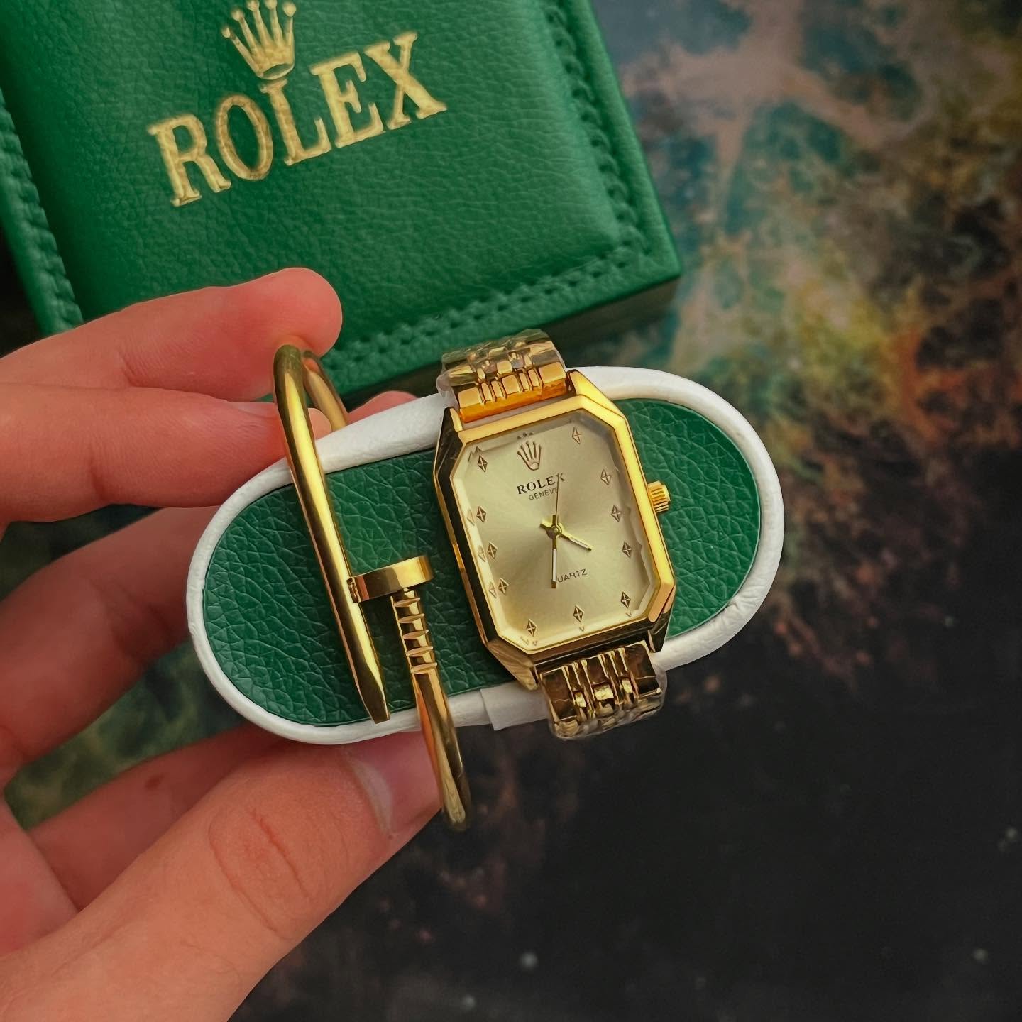 Watch & Braclet Gold