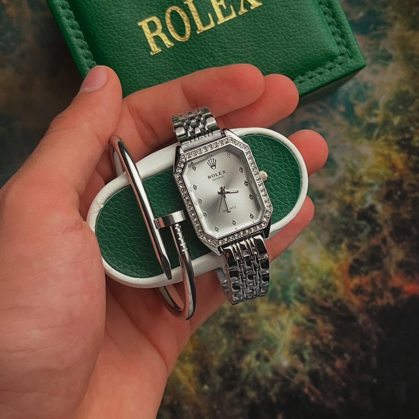 Watch & Braclet ٍSilver