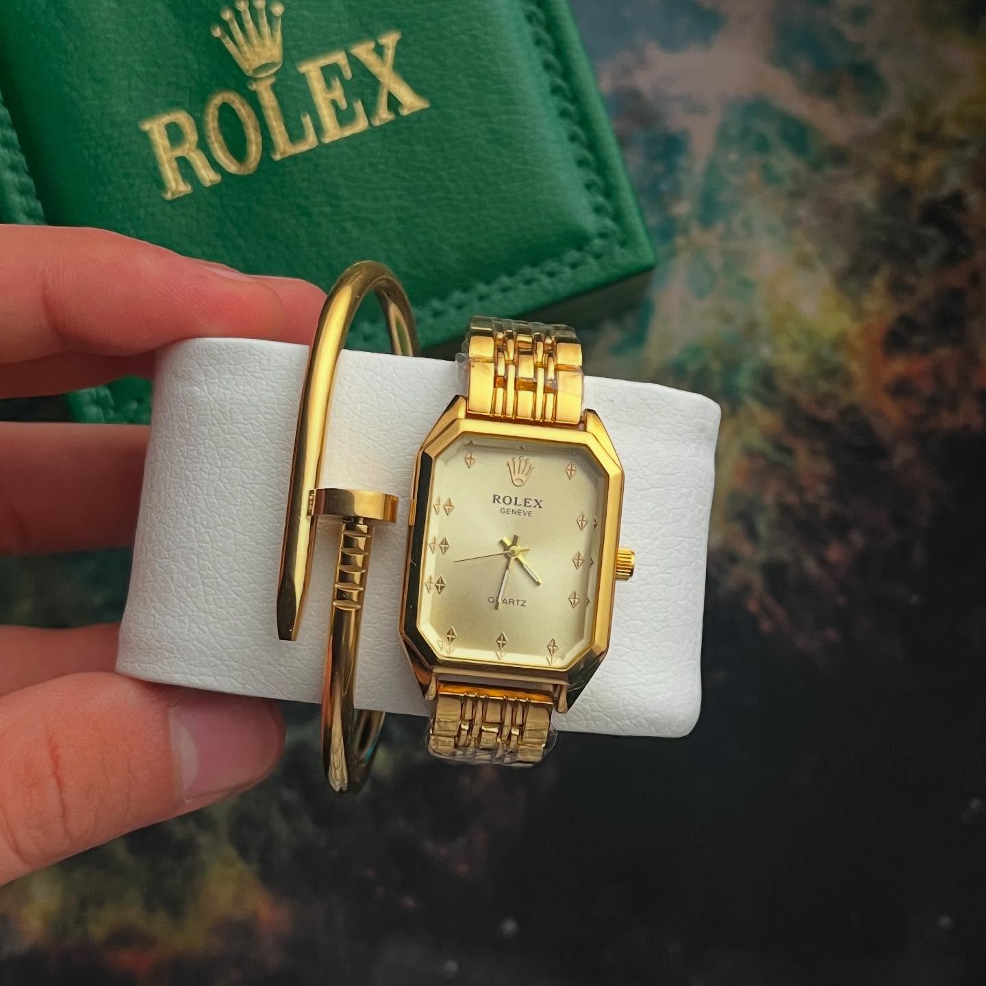 Watch & Braclet Gold
