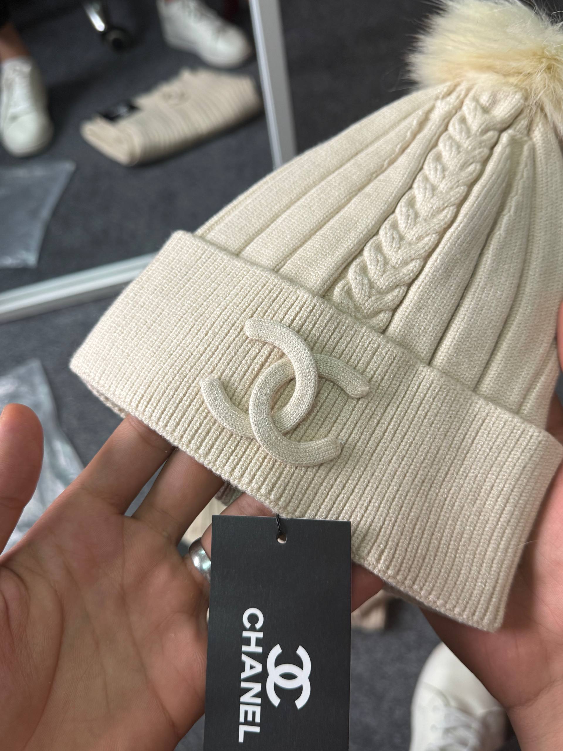 Chanel Cap/Scarf