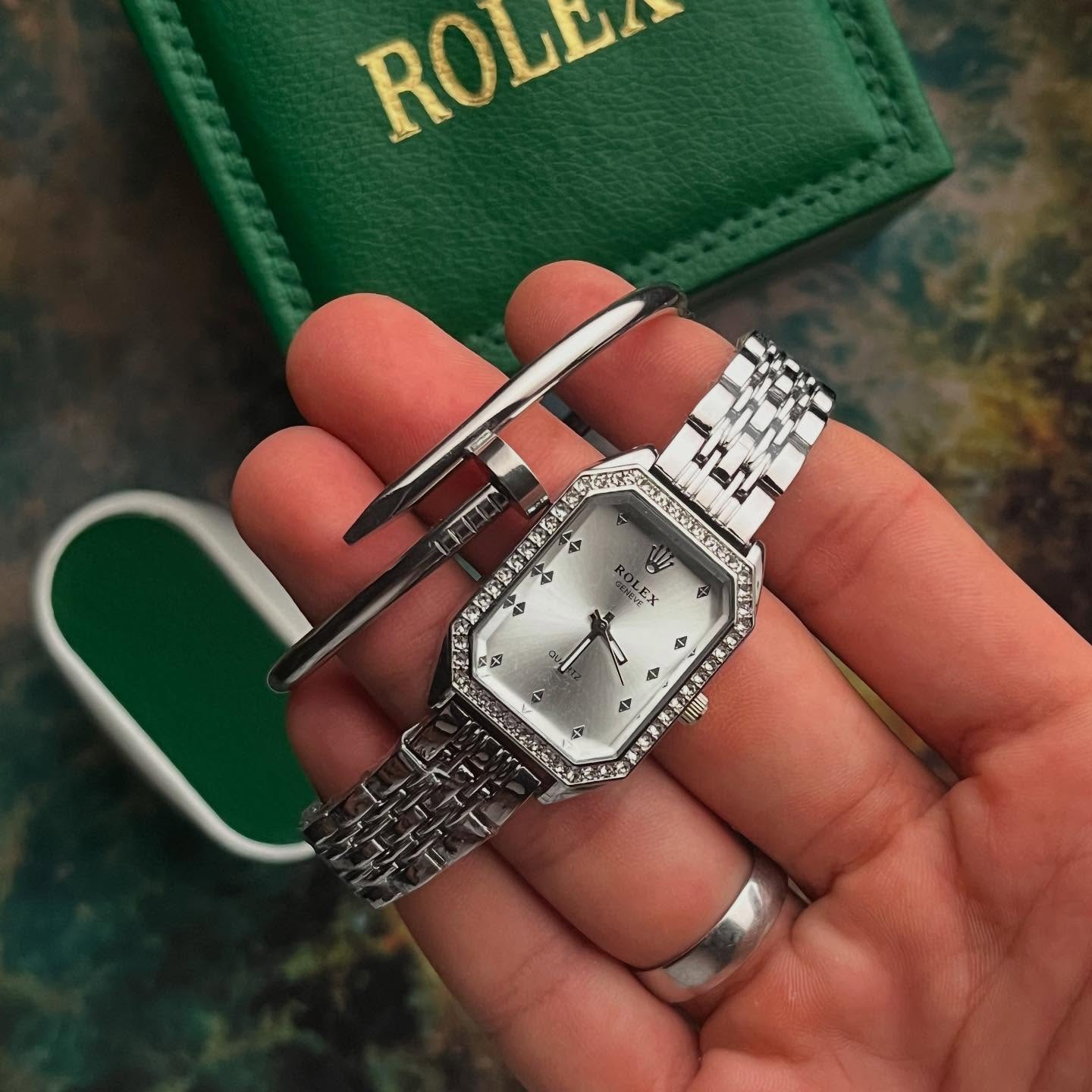 Watch & Braclet ٍSilver